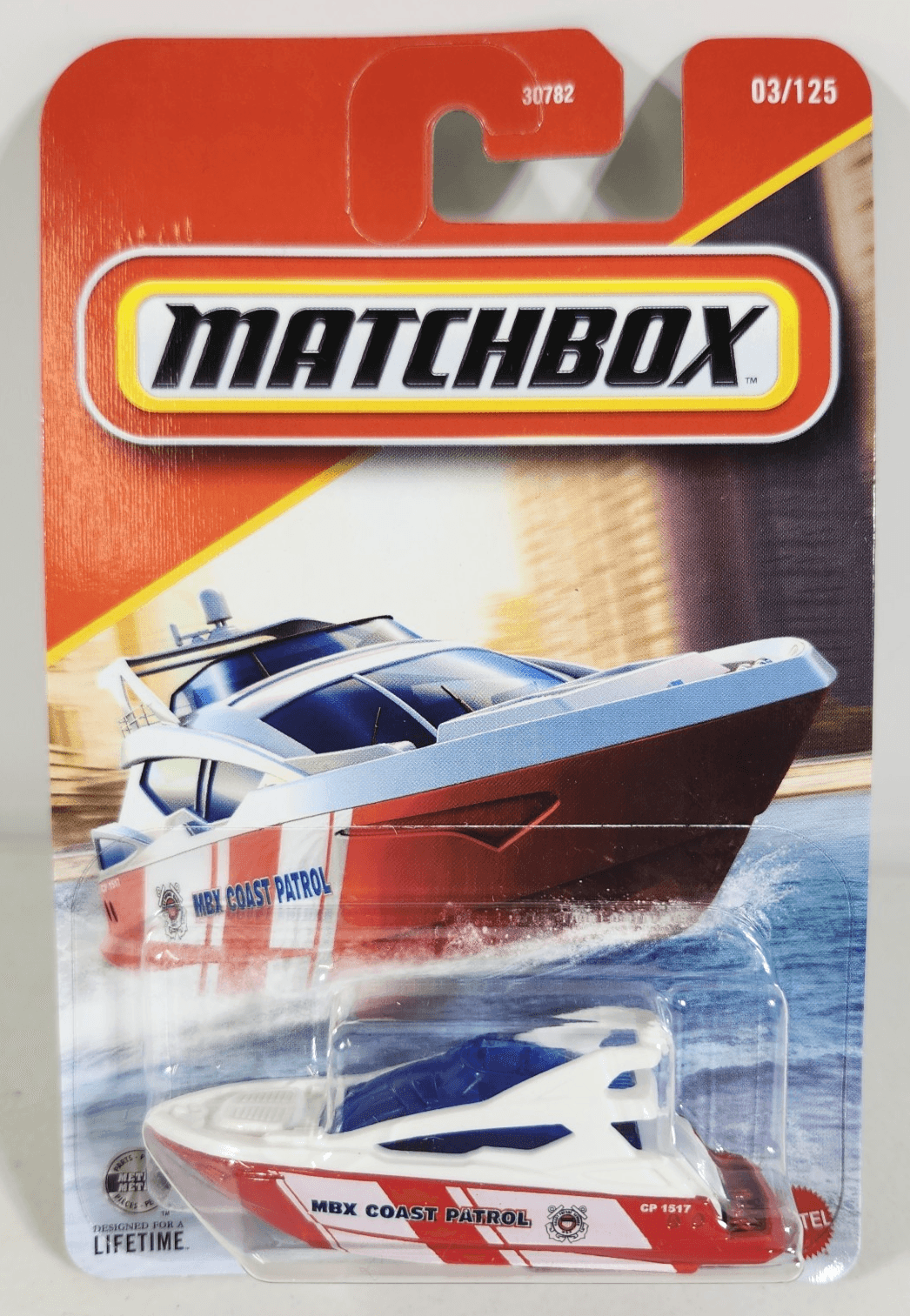 Matchbox Coast 2 Coast Boat MBX Coast Patrol 1/64 Toy Vehicle NEW
