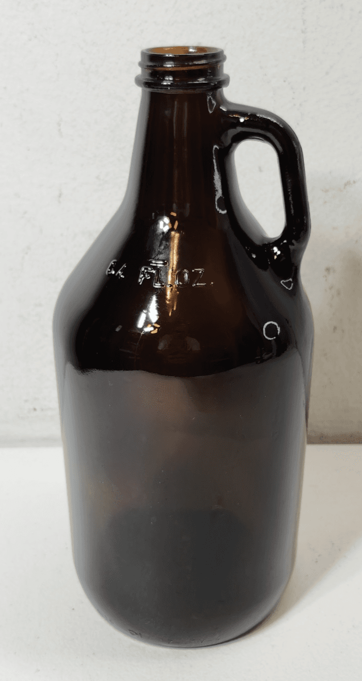Canteen Brewhouse 64 ounce Brown Glass Beer Bottle Empty