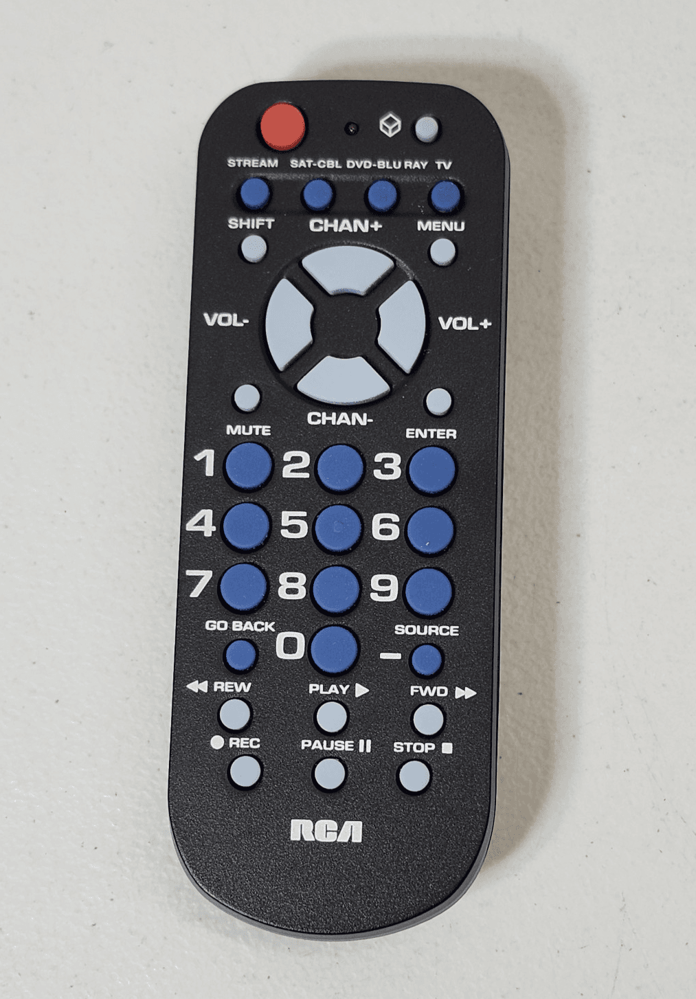 RCA 4-Device (DVD Satellite-Cable VCR TV) Universal Remote Control RCR504BE