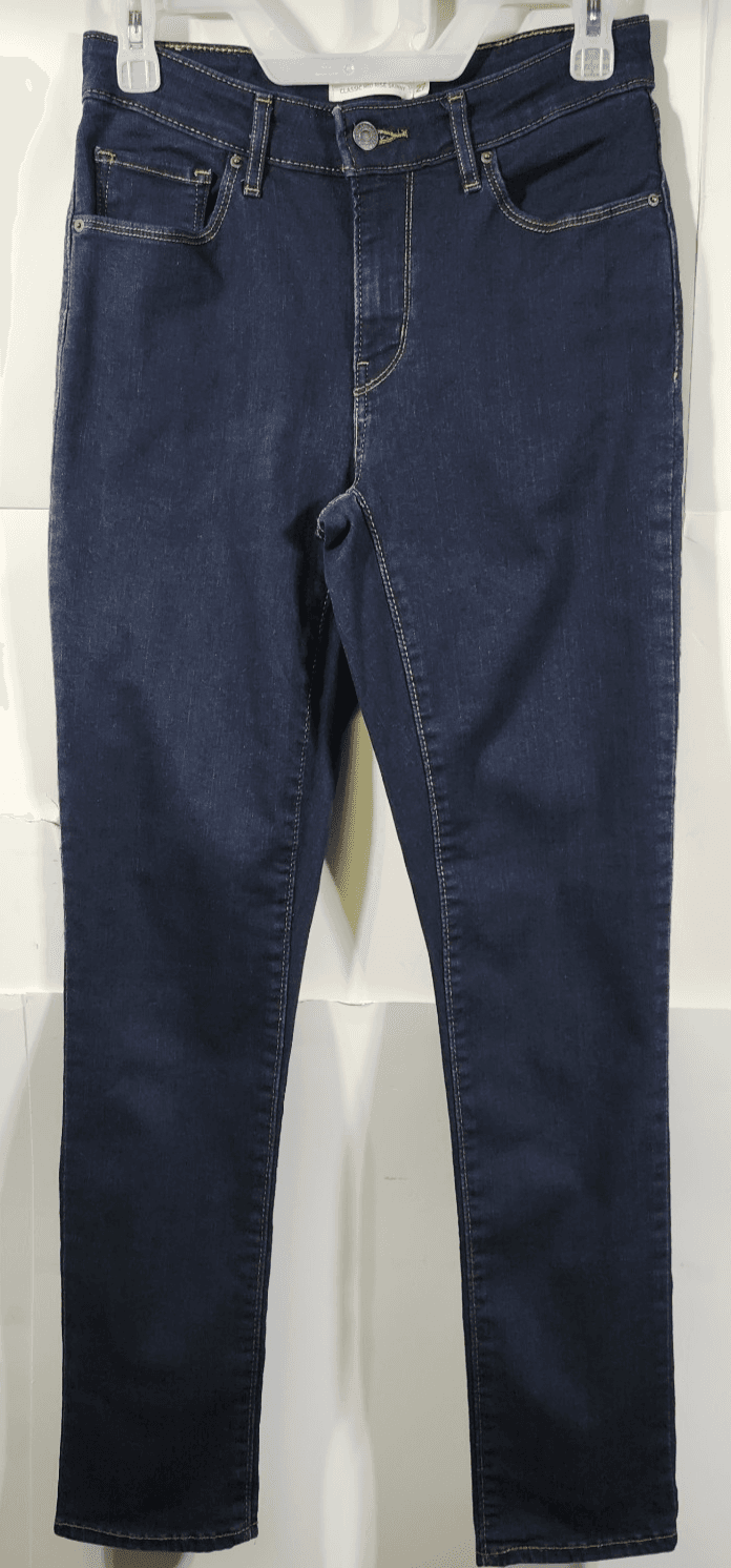 Levi's Women's Jeans 27 Classic Mid Rise Skinny Blue Denim Pants