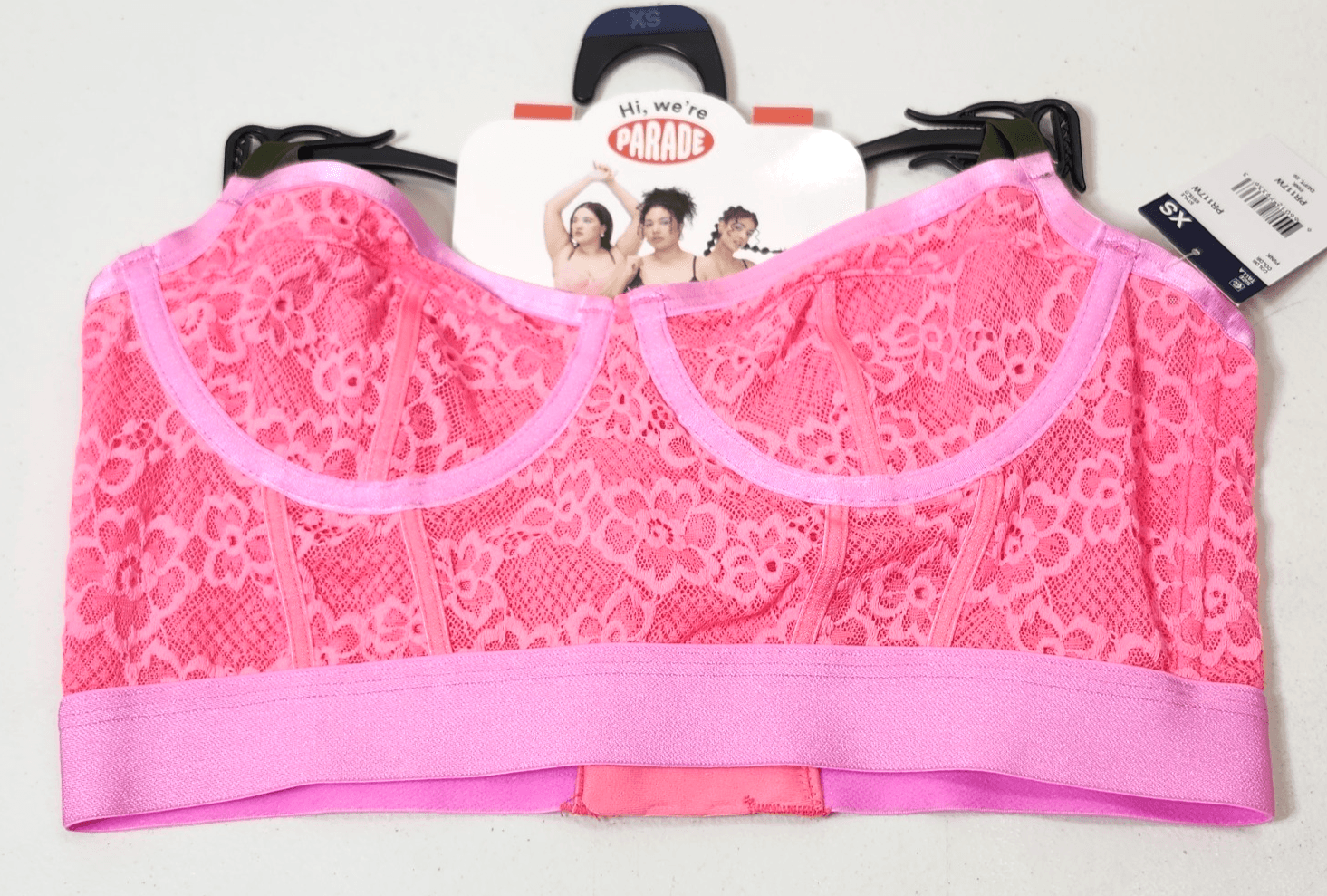 Parade Women's Wireless Bra Pink Size XS NEW