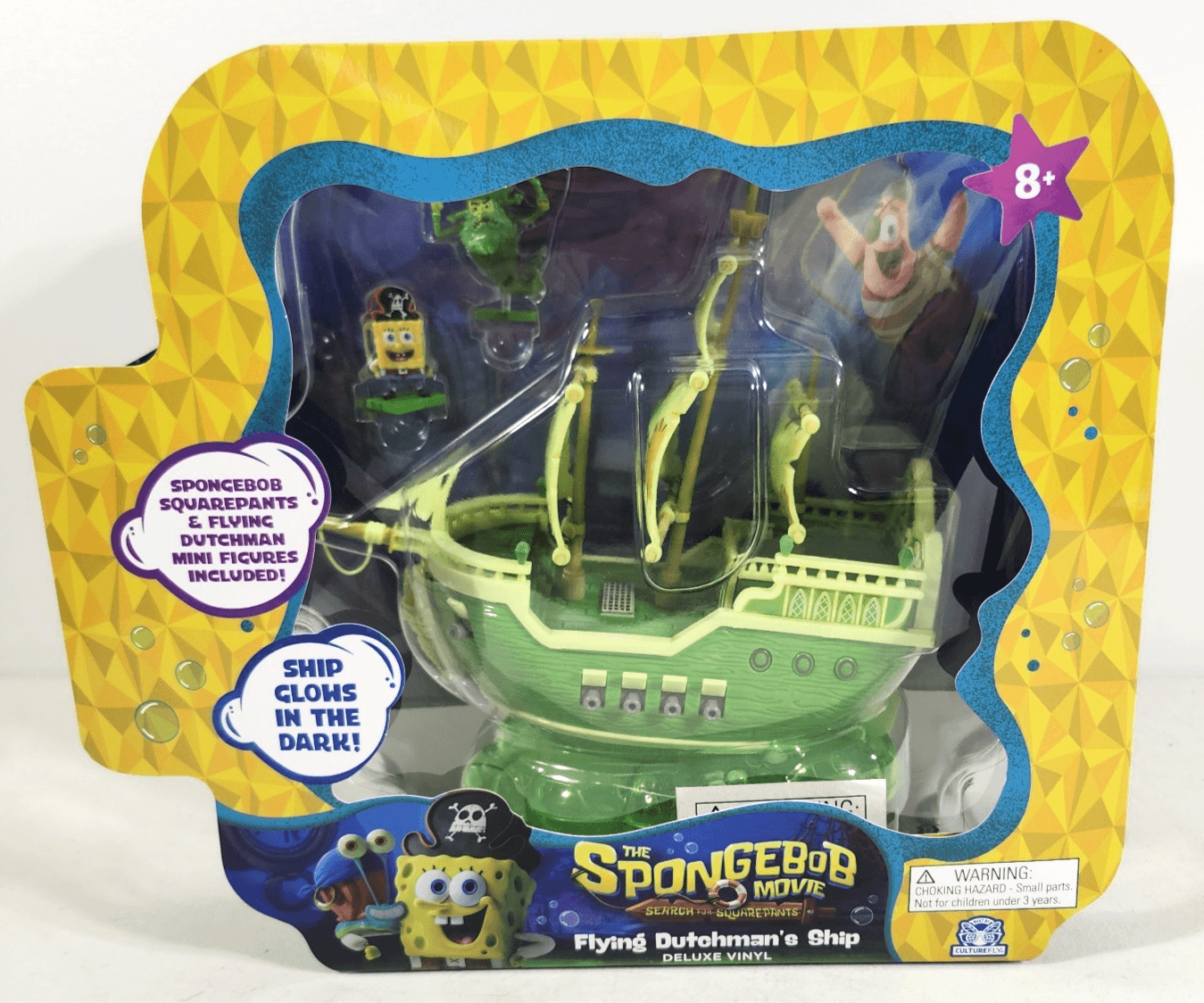 Spongebob Squarepants Flying Dutchman Ship Culturefly Toy NEW