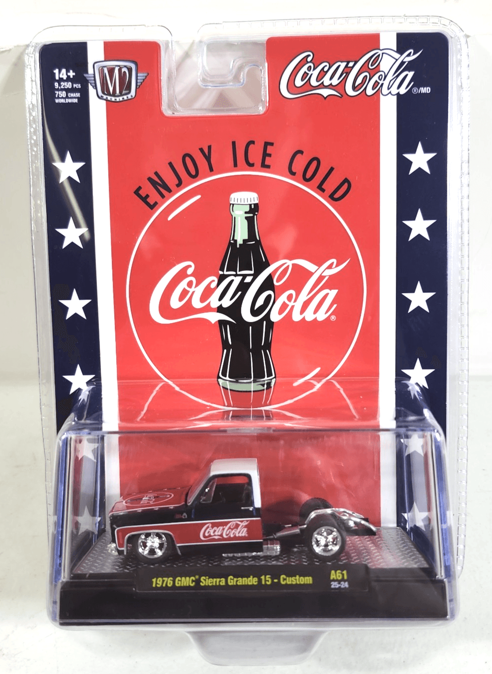 M2 Machines 1976 Bedless GMC Sierra Grande 15 Custom Coca-Cola A61 Toy Vehicle