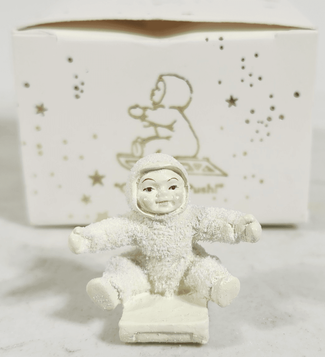 Give Me A Push! Snowbabies Dept. 56 Pewter Miniatures 7601-05
