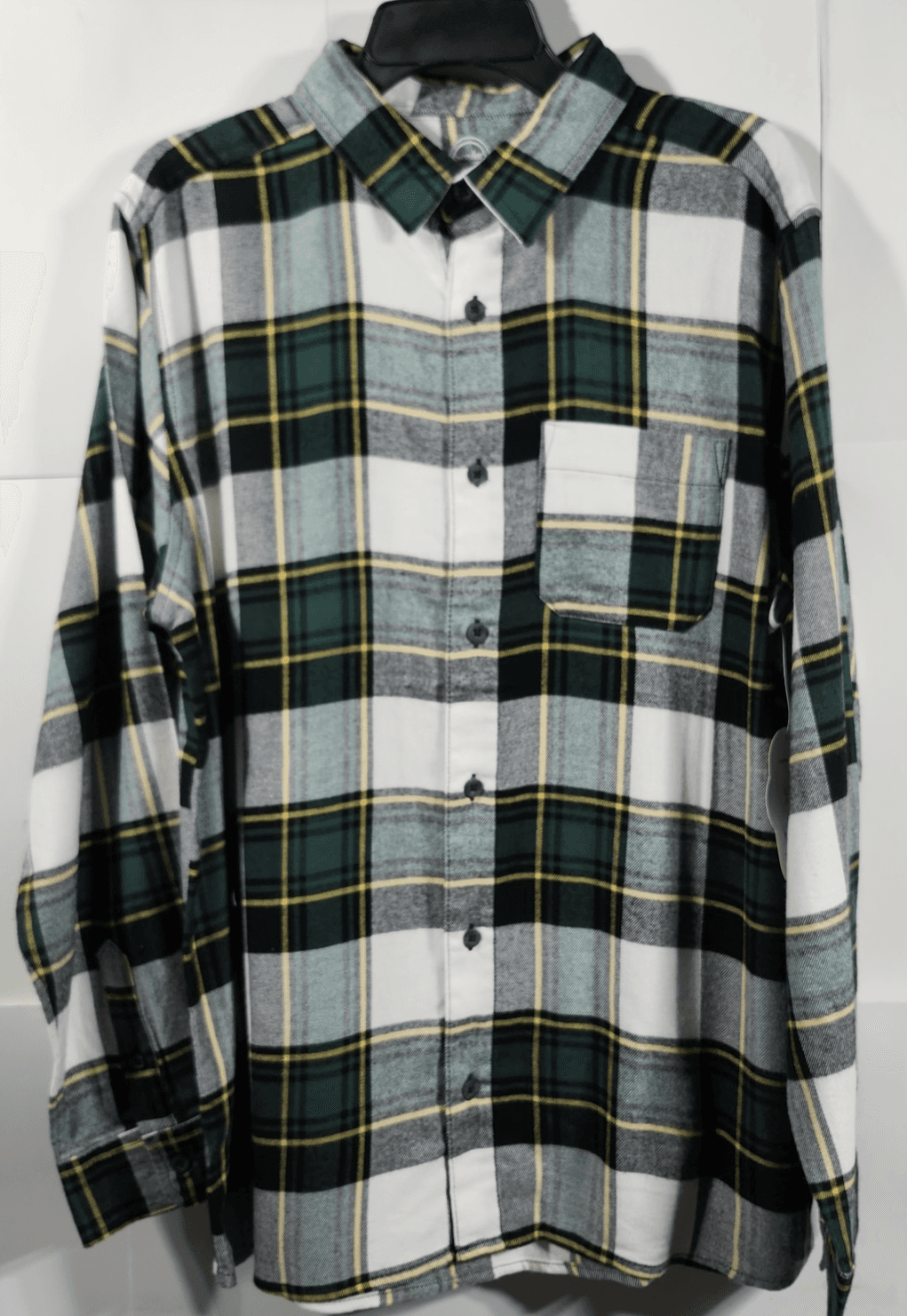 Wonder Nation Boy's Shirt Size XXL Long Sleeve Plaid Button Up NEW