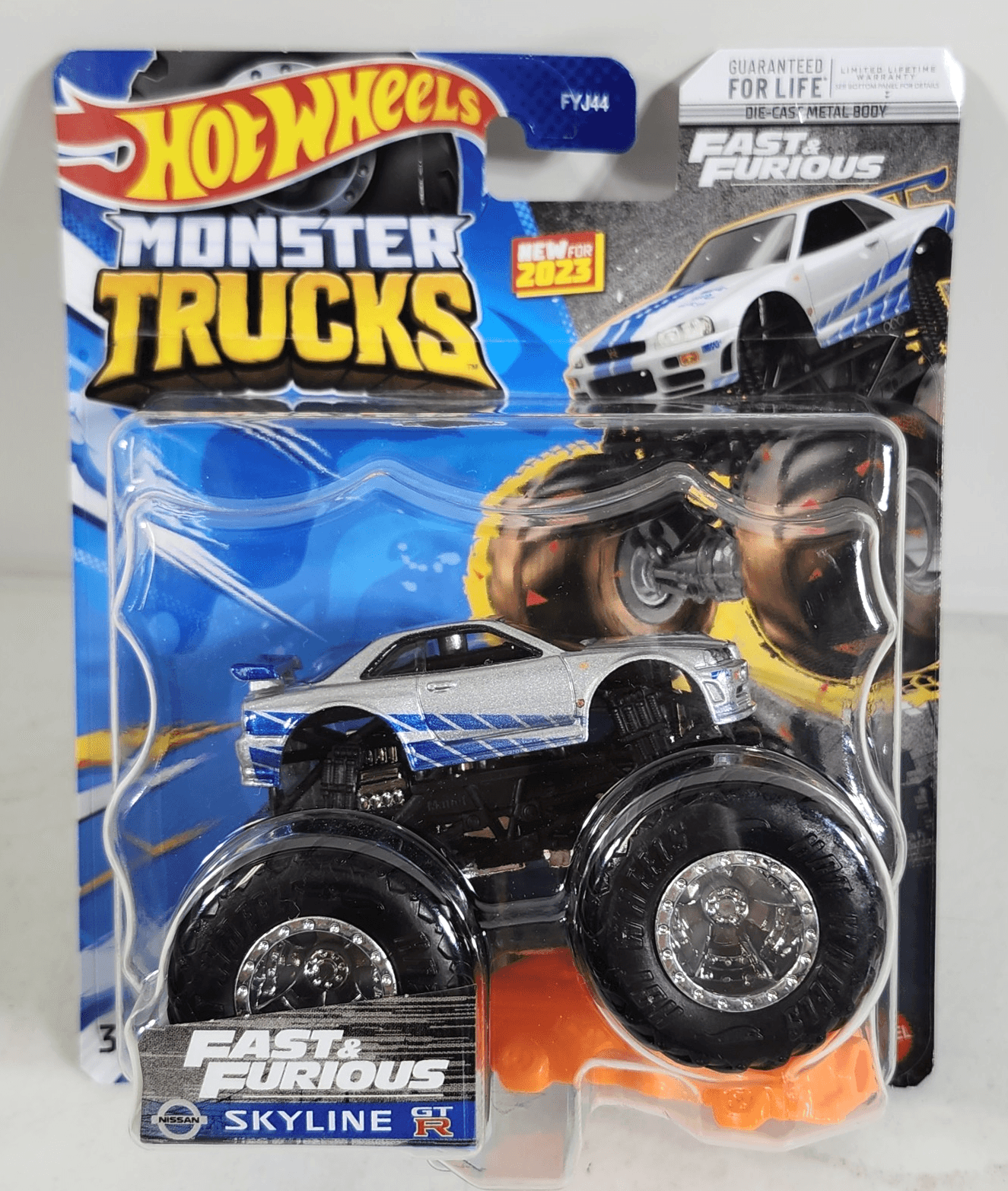 Hot Wheels Nissan Skyline GT-R Fast & Furious Monster Truck 1/64 Toy New