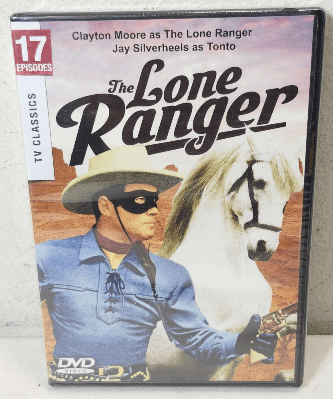 The Lone Ranger TV Classics DVD Clayton Moore Jay Silverheels 17 Episodes