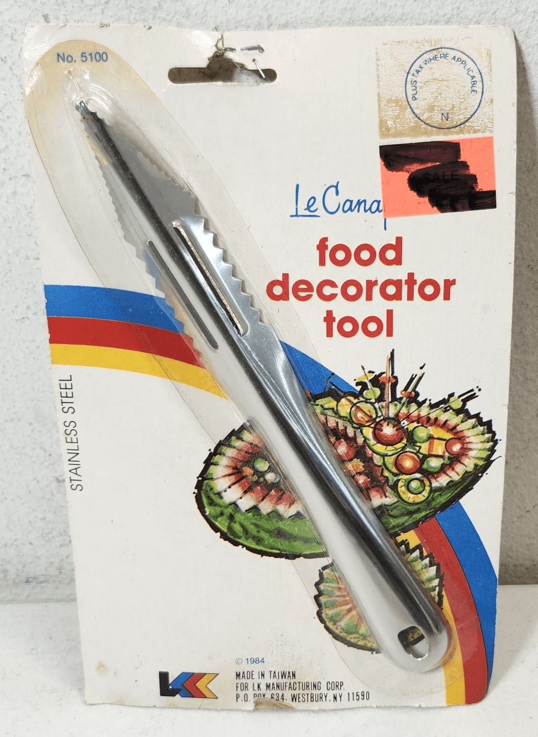Food Decorator Kitchen Garnish Tool Stainless Steel Vintage