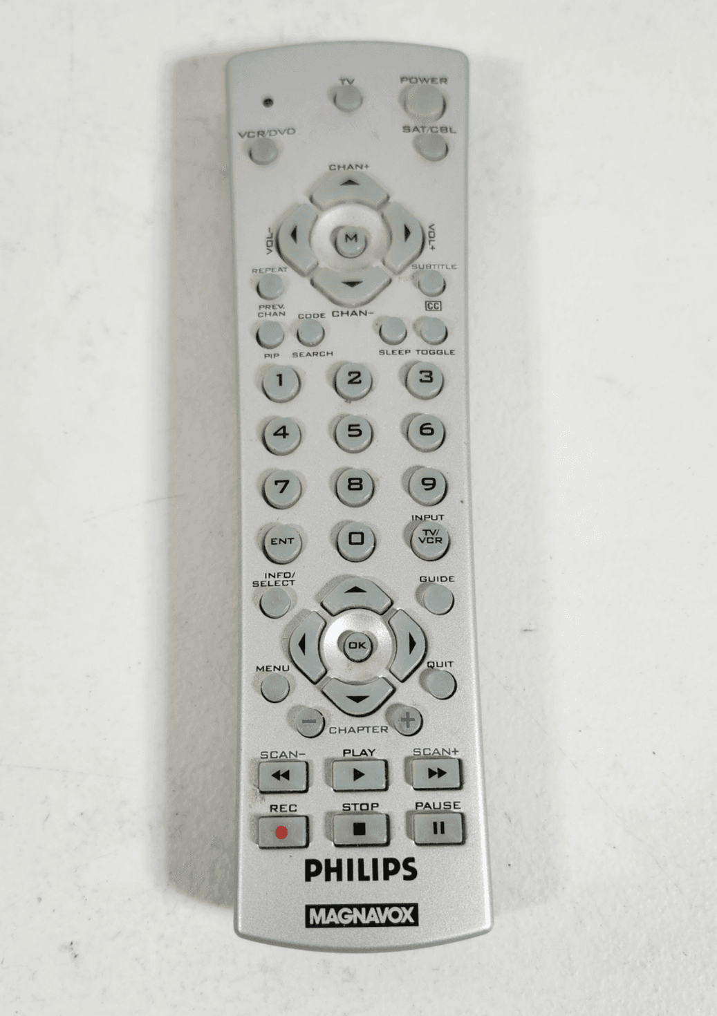 Philips TV DVD VCR Universal Remote Control