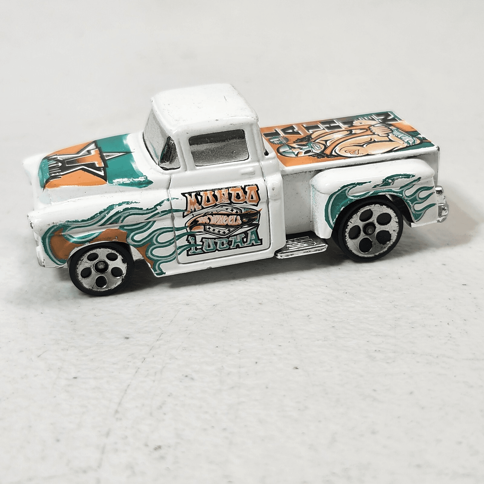 Hot Wheels 1956 Chevy Flashsider Pickup Truck Toy Radical Wrestlers