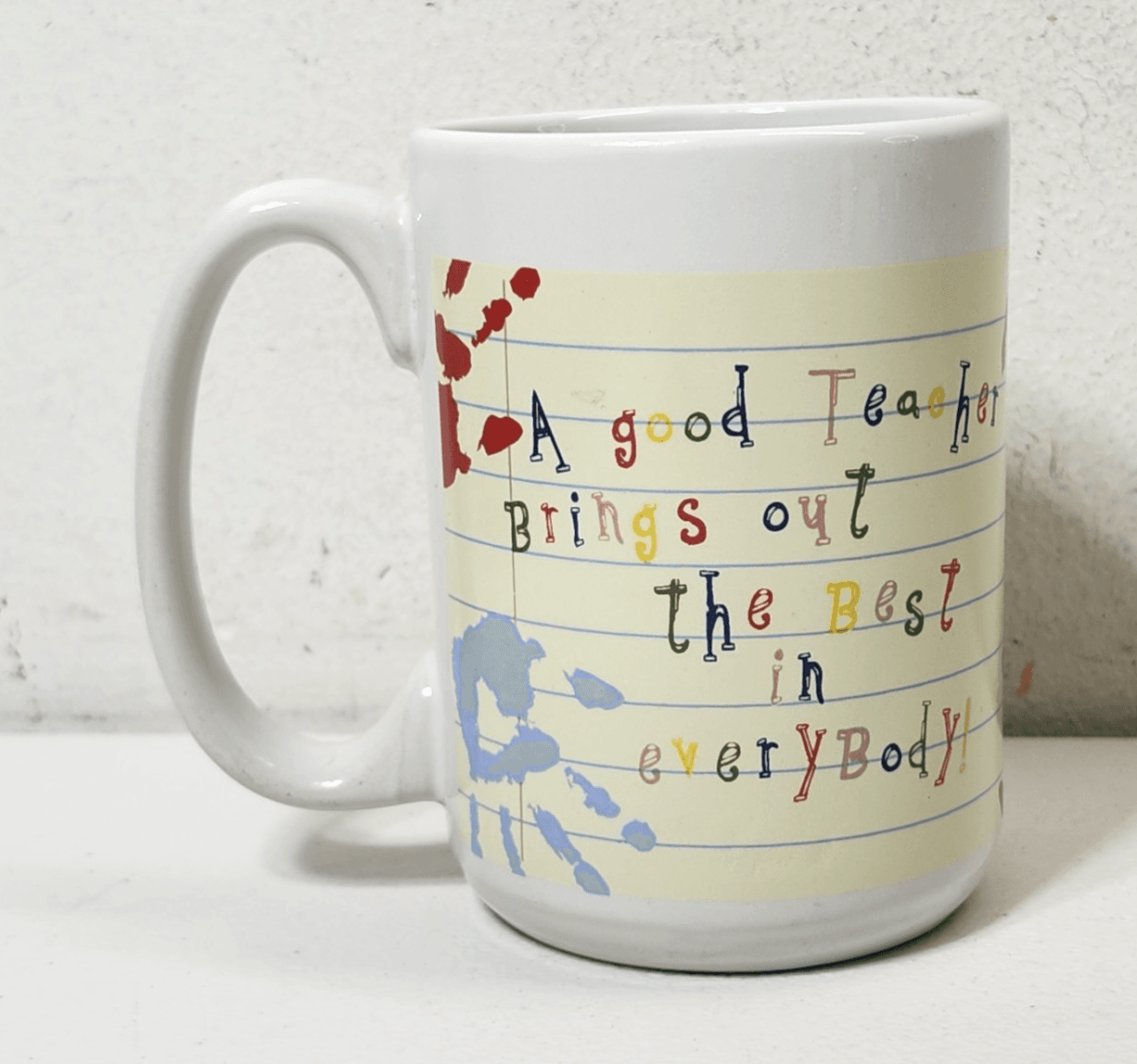 Vintage Royal Norfolk A Good Teacher Brings Out The Best Coffee Cup Mug