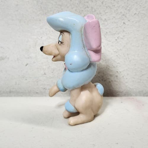 Georgette 1988 Disney Oliver & Co Girl Poodle Dog Action Figure Toy Vintage