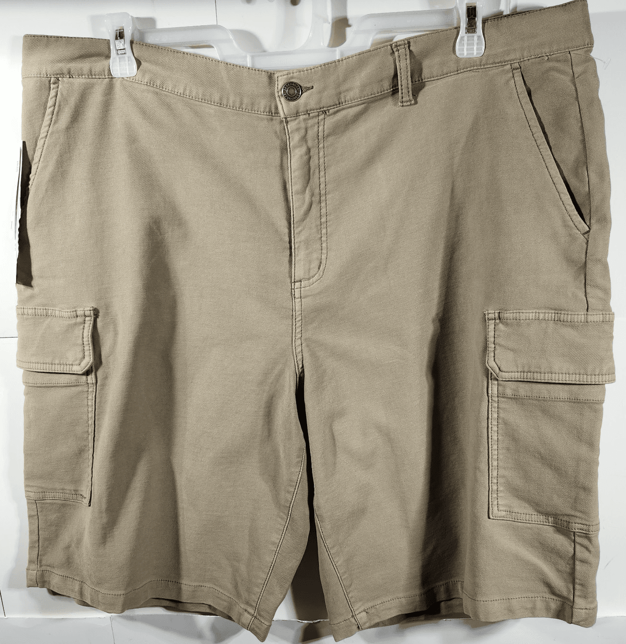 32 Degrees Cool Men's 40 Cargo Shorts Beige With Pockets NEW