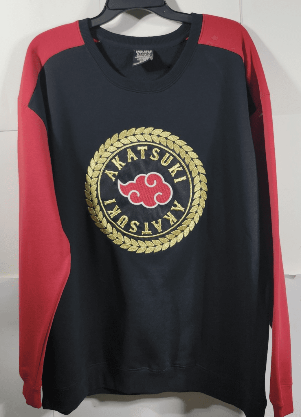 Naruto Men's 2XL Sweatshirt Shippuden Akatsuki Crest BoxLunch Exclusive