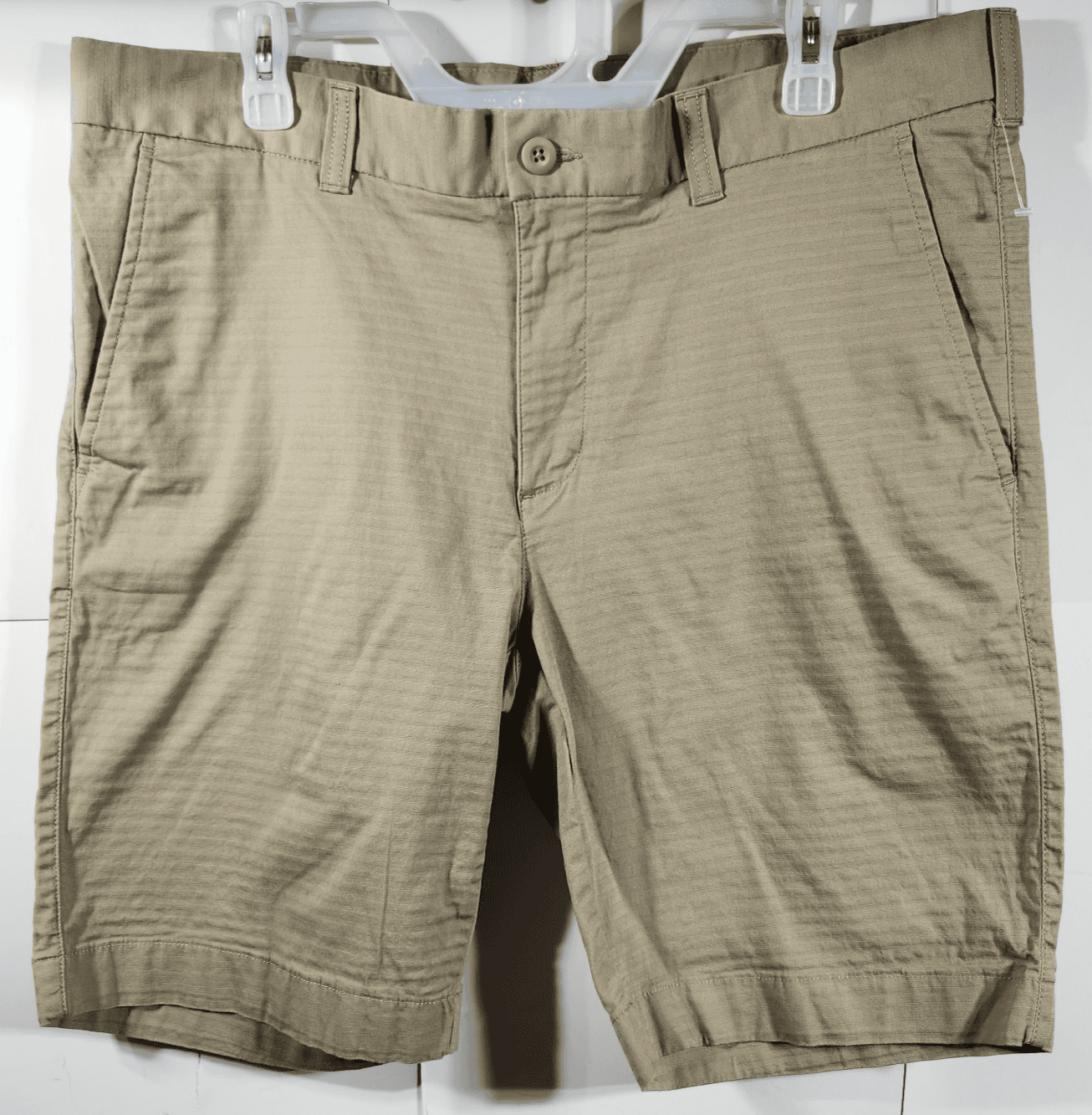 Rowm Men's 38 Shorts Beige Stretch With Pockets