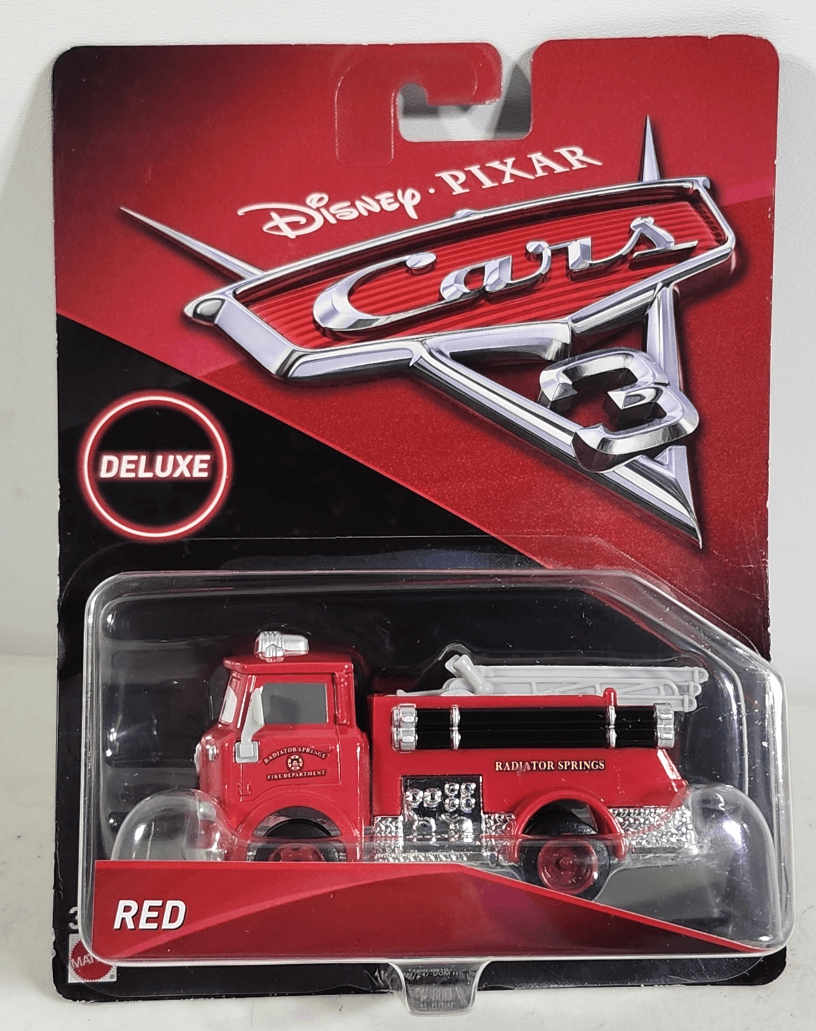 Mattel Disney Pixar Cars Red Fire Truck 1/55 Toy Rescue Vehicle 2016 NEW