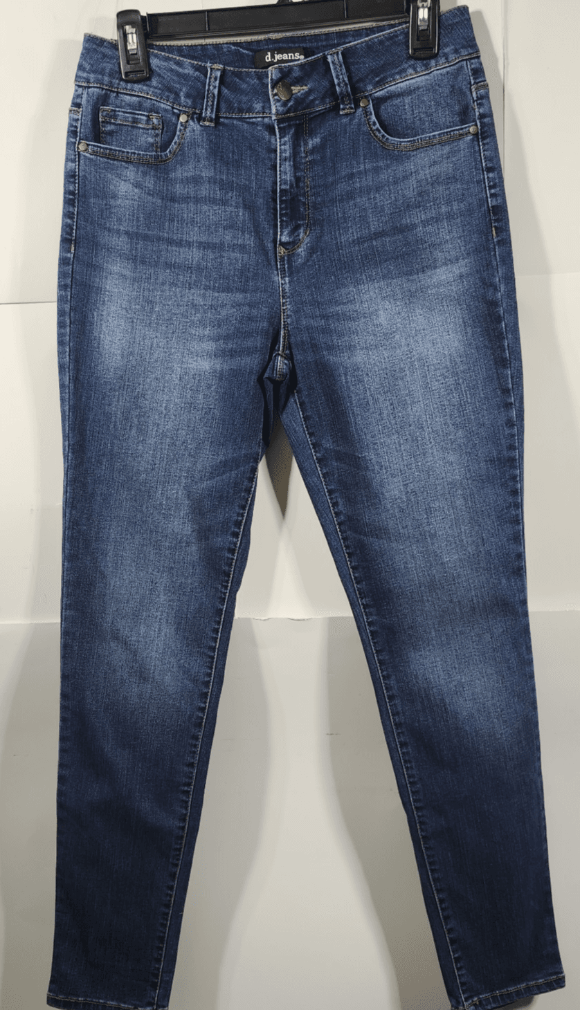 D.Jeans Skinny Fit Women's Jeans Size 4 Blue Denim Mid Rise Pants