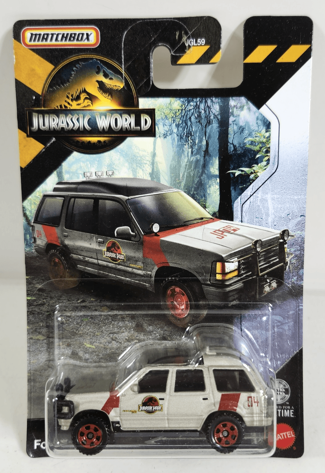 Matchbox Jurassic World Ford Explorer Car 1/64 Toy Vehicle NEW