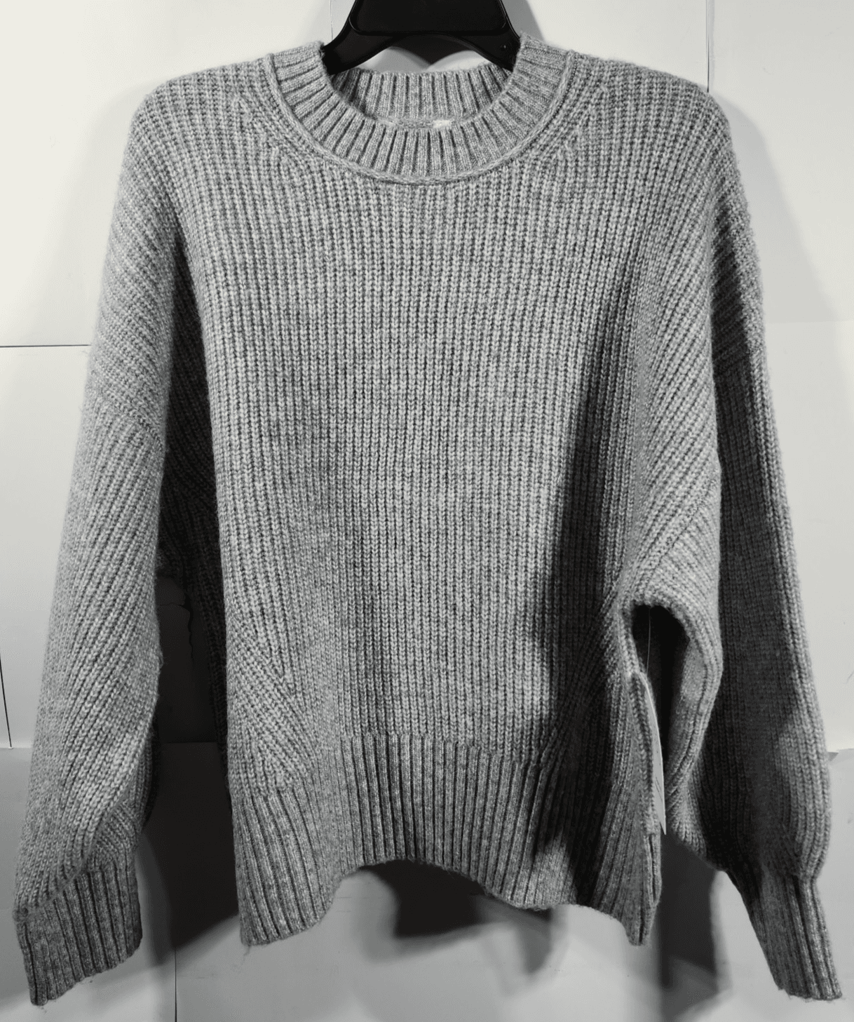Time and Tru Women's XL Sweater Gray Long Sleeve Pullover NEW