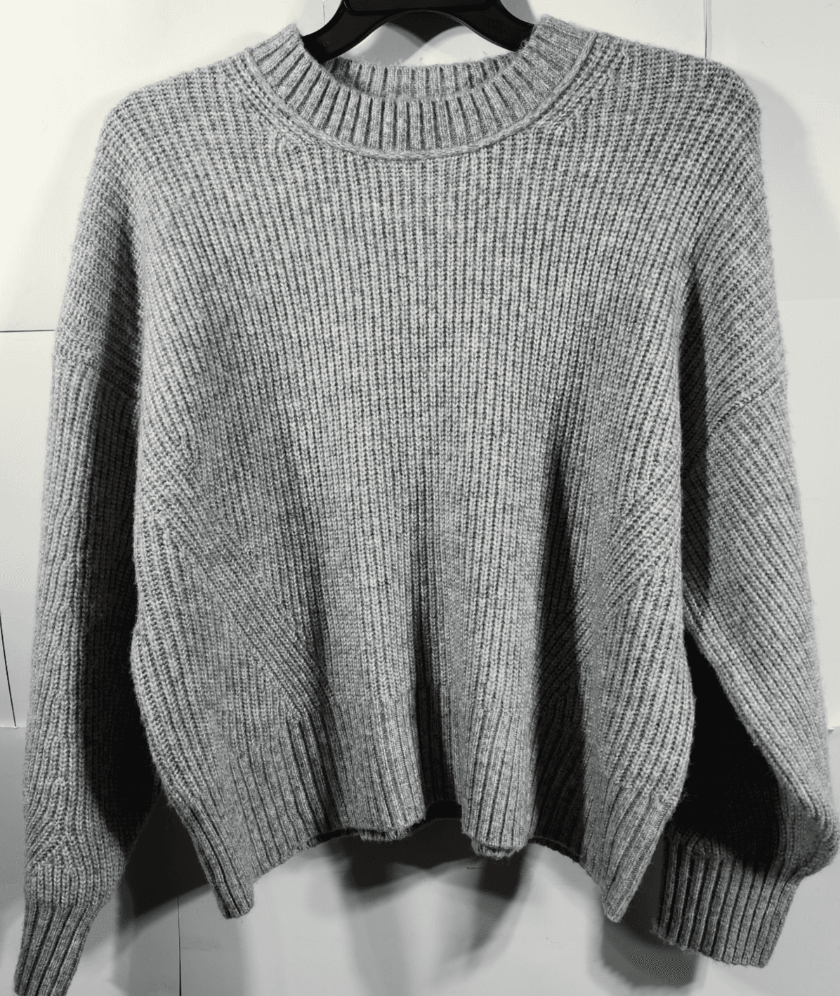 Time and Tru Women's XXL Sweater Gray Long Sleeve Pullover NEW
