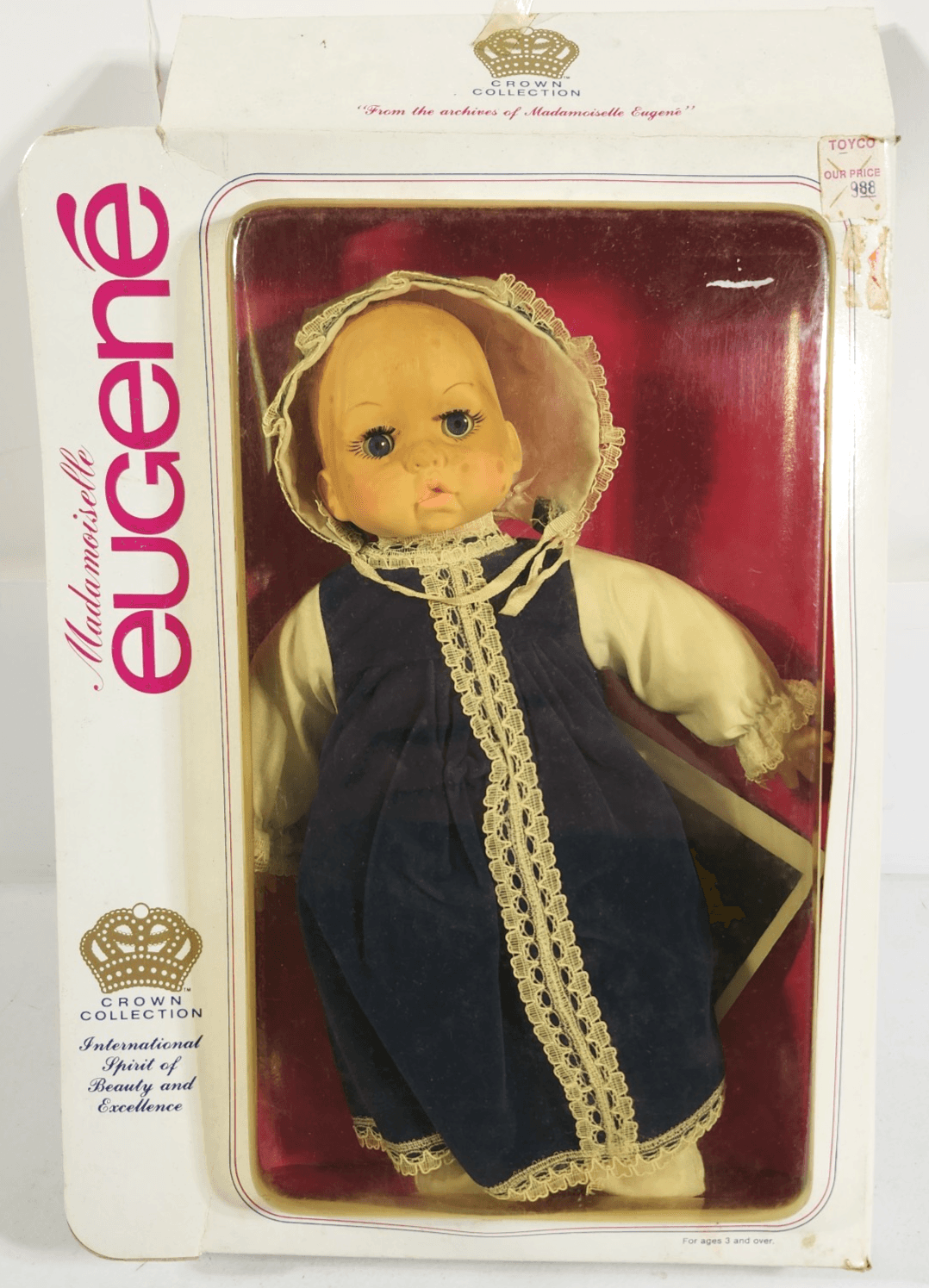 1982 Crown Collection Mademoiselle Eugene Poseable Fashion Doll