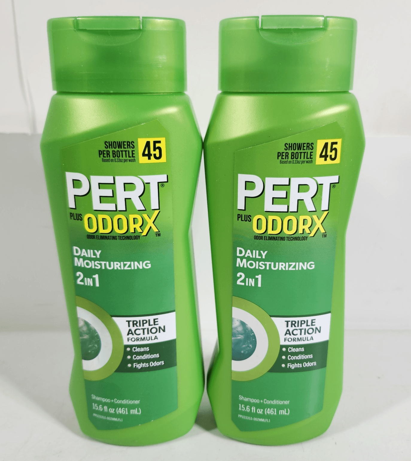 2 Daily Moisturizing 2 in 1 Shampoo and Conditioner by Pert Plus Odorx 15.6oz