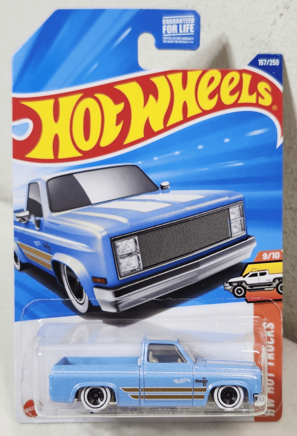 2025 Hot Wheels '83 Chevy Silverado HW Hot Trucks Blue 1/64 Pickup Truck Toy NEW