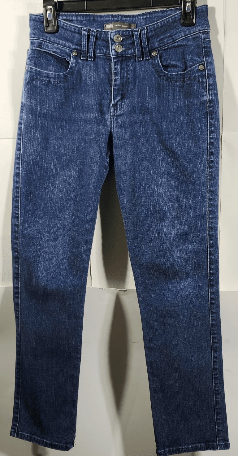 Levis Jeans Women's 6 Medium Wash Blue Mid Rise Skinny Stretch Denim Pants