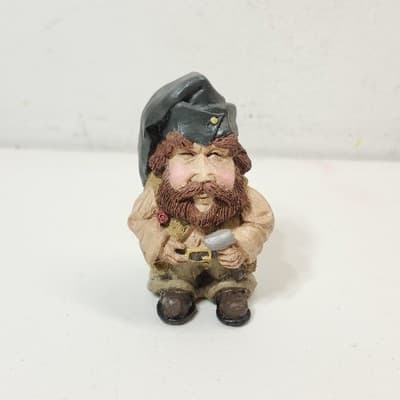 Mark Klaus Man Figure Wearing Hat Home Decor With Box Vintage