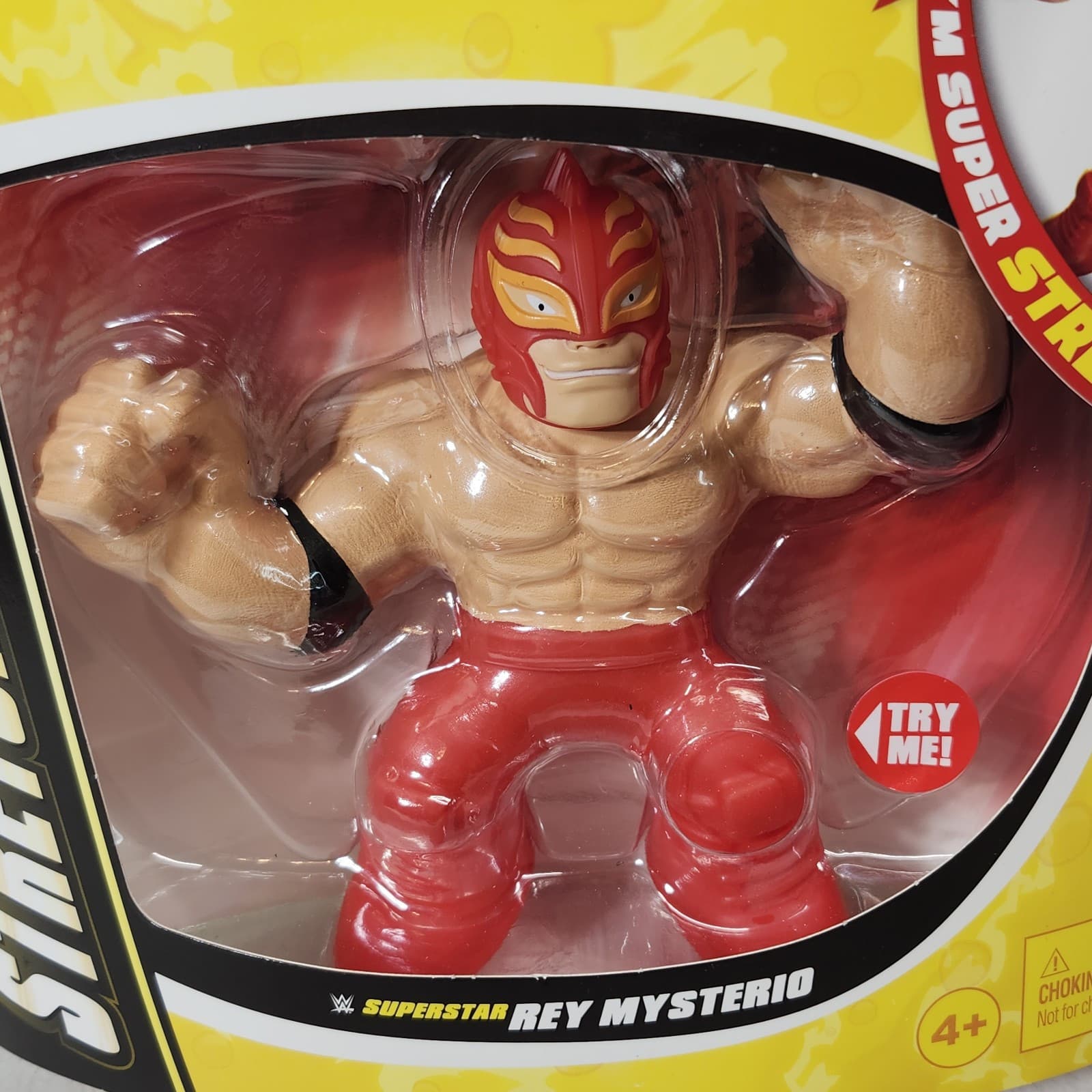 Heroes Of Goo Jit Zu WWE Stretchy Superstar Rey Mysterio Kids Toy NEW