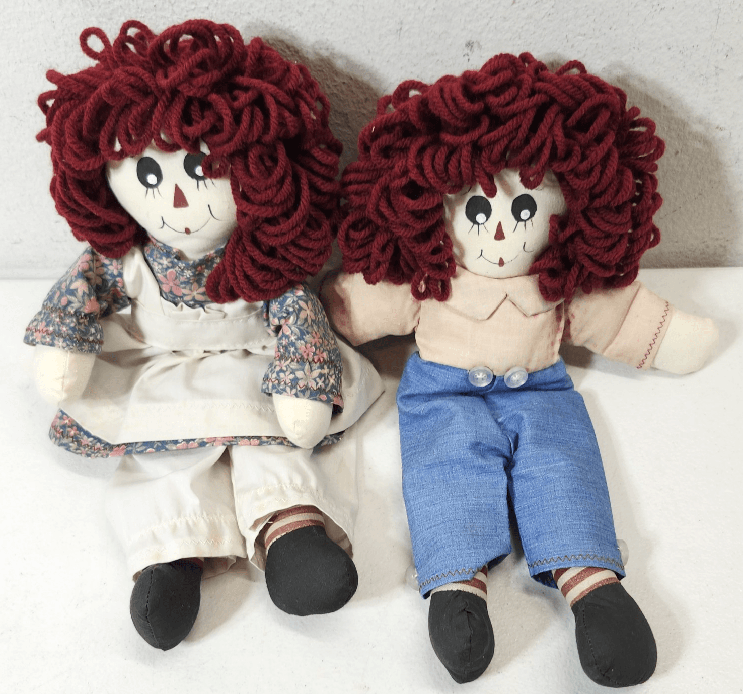 Raggedy Ann & Andy Dolls Set 10” Soft Plush