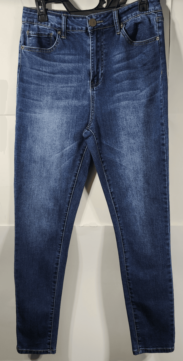 Ashley Mason Jeans Womens Size 13 Blue Denim High Rise Pants