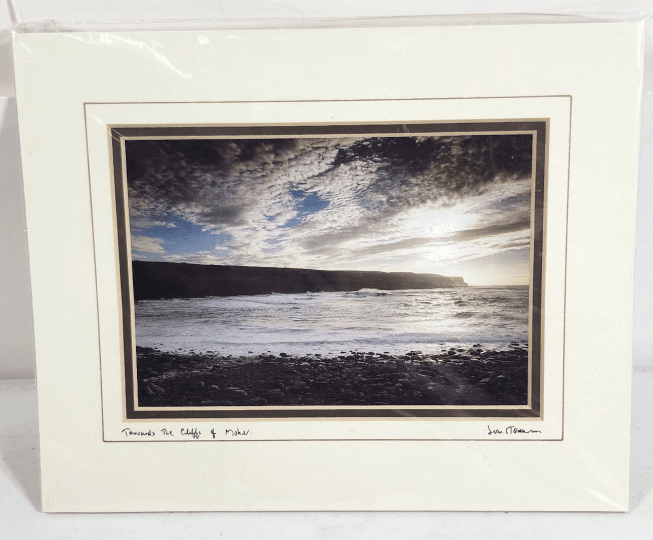 Art Print The Cliffs Of Moher Beach by Sean Tomkins Coastal Ocean Scene