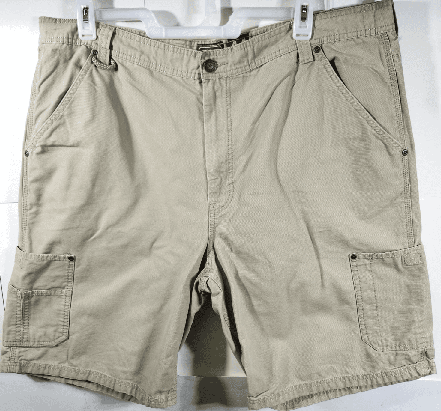 C.E. Schmidt Workwear Shorts Men's 44 Carpenter Cargo Gorpcore Utility Beige