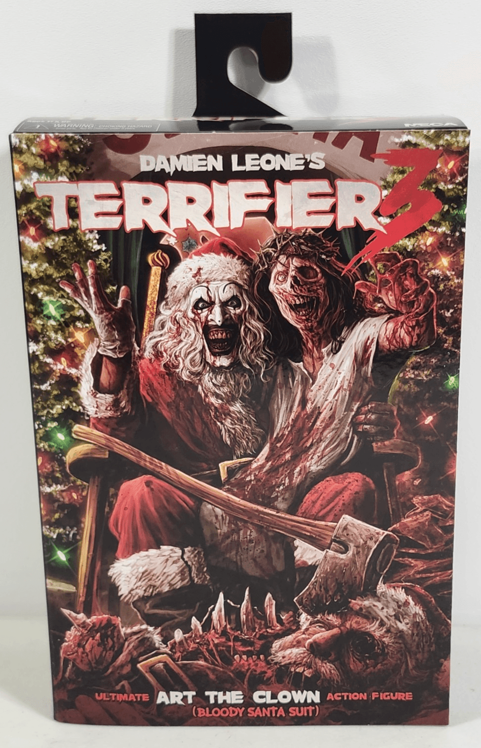 NECA Ultimate Art the Clown Terrifier 3 AF Bloody Santa Suit Walmart Exclusive