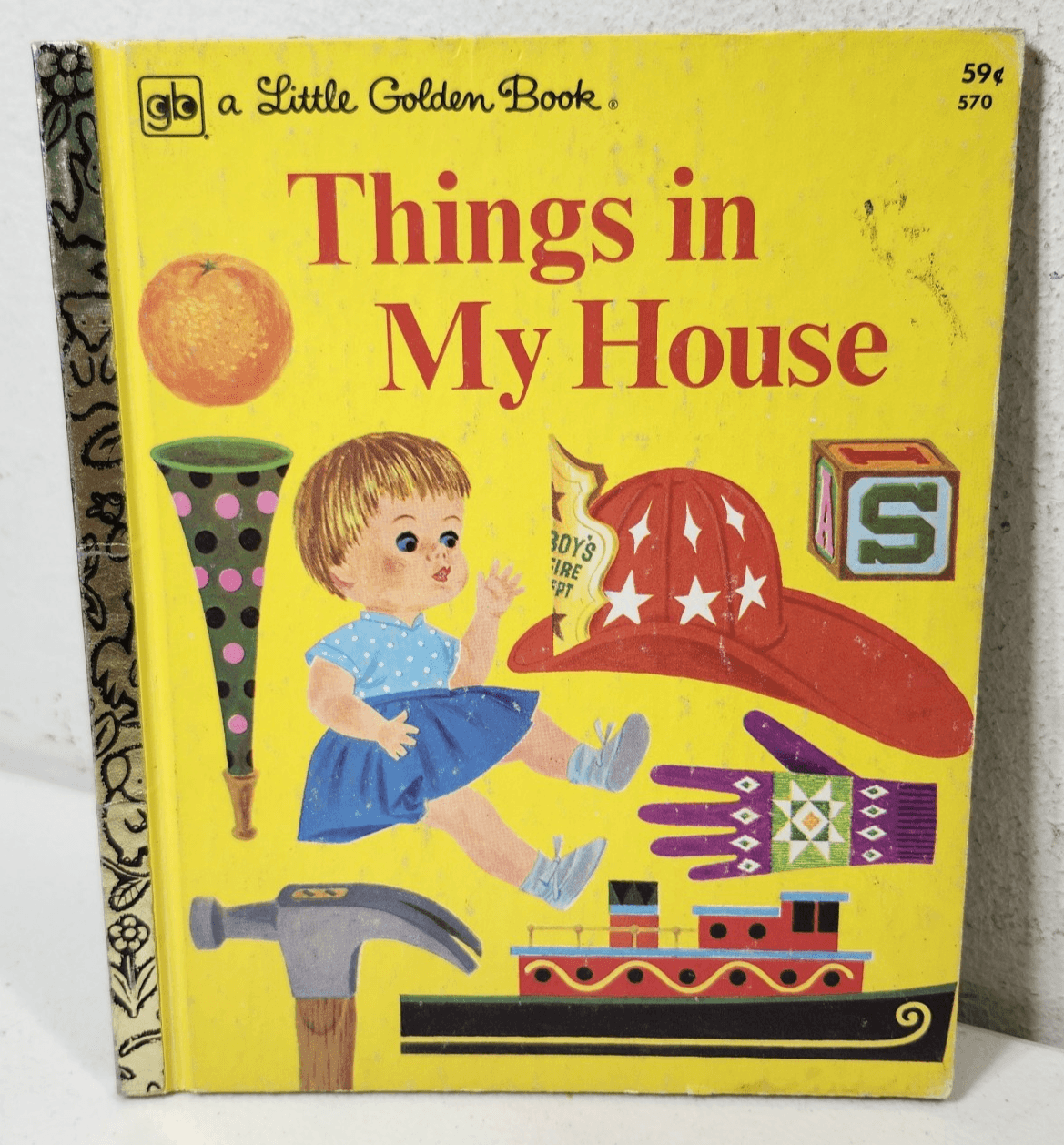 Little Golden Book Things In My House Kids 1978