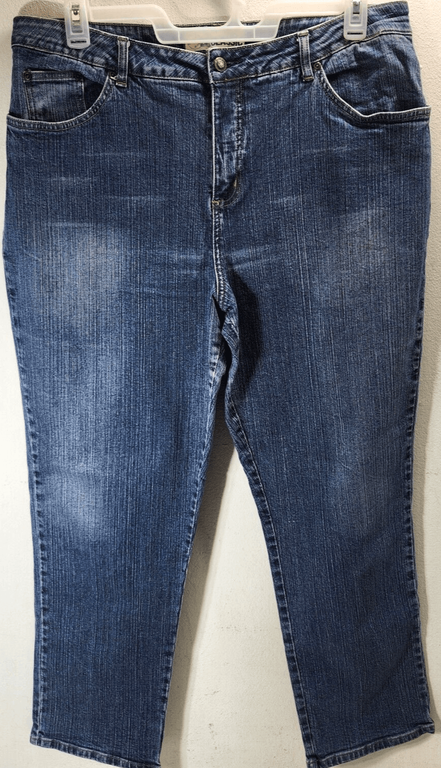 Faded Glory Jeans Womens Size 18 Average Fit Blue Denim Pants