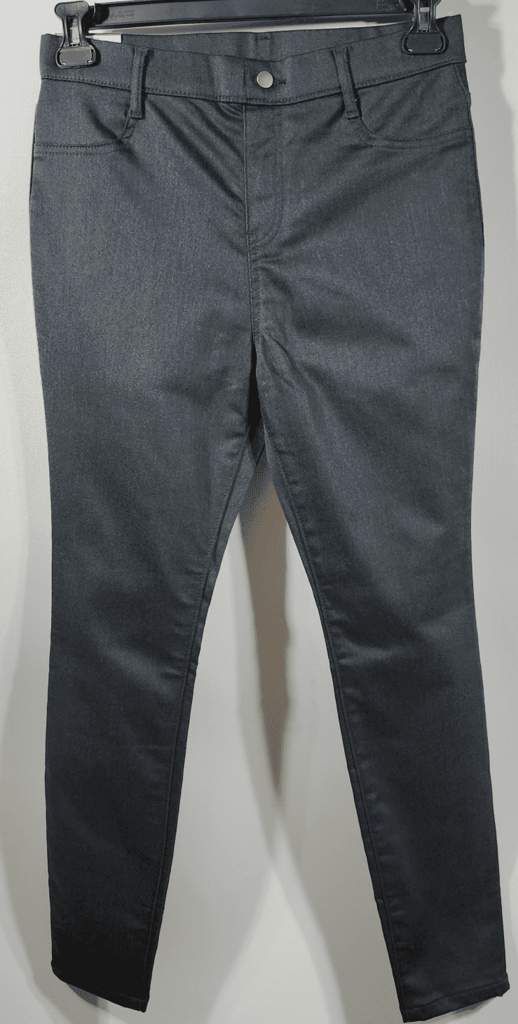 Time and Tru M High Rise Jeggings Gray Denim Skinny Jeans Stretch Work Casual