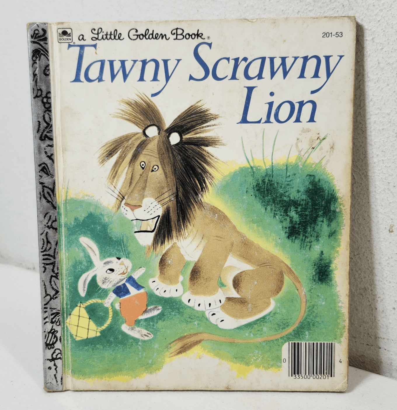 Vintage Little Golden Book Tawny Scrawny Lion 1980 Kids