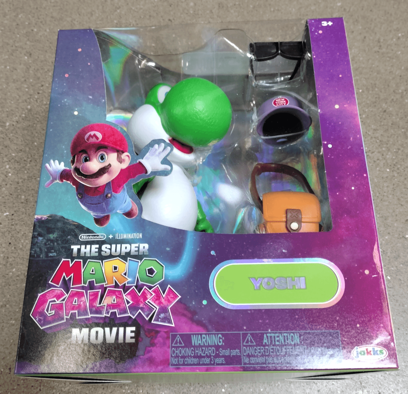 Yoshi The Super Mario Galaxy Movie Toy 5" Action Figure Jakks Pacific 2026