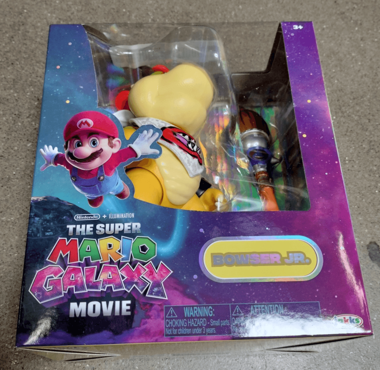 Bowser Jr. The Super Mario Galaxy Movie Toy 5" Action Figure Jakks Pacific 2026