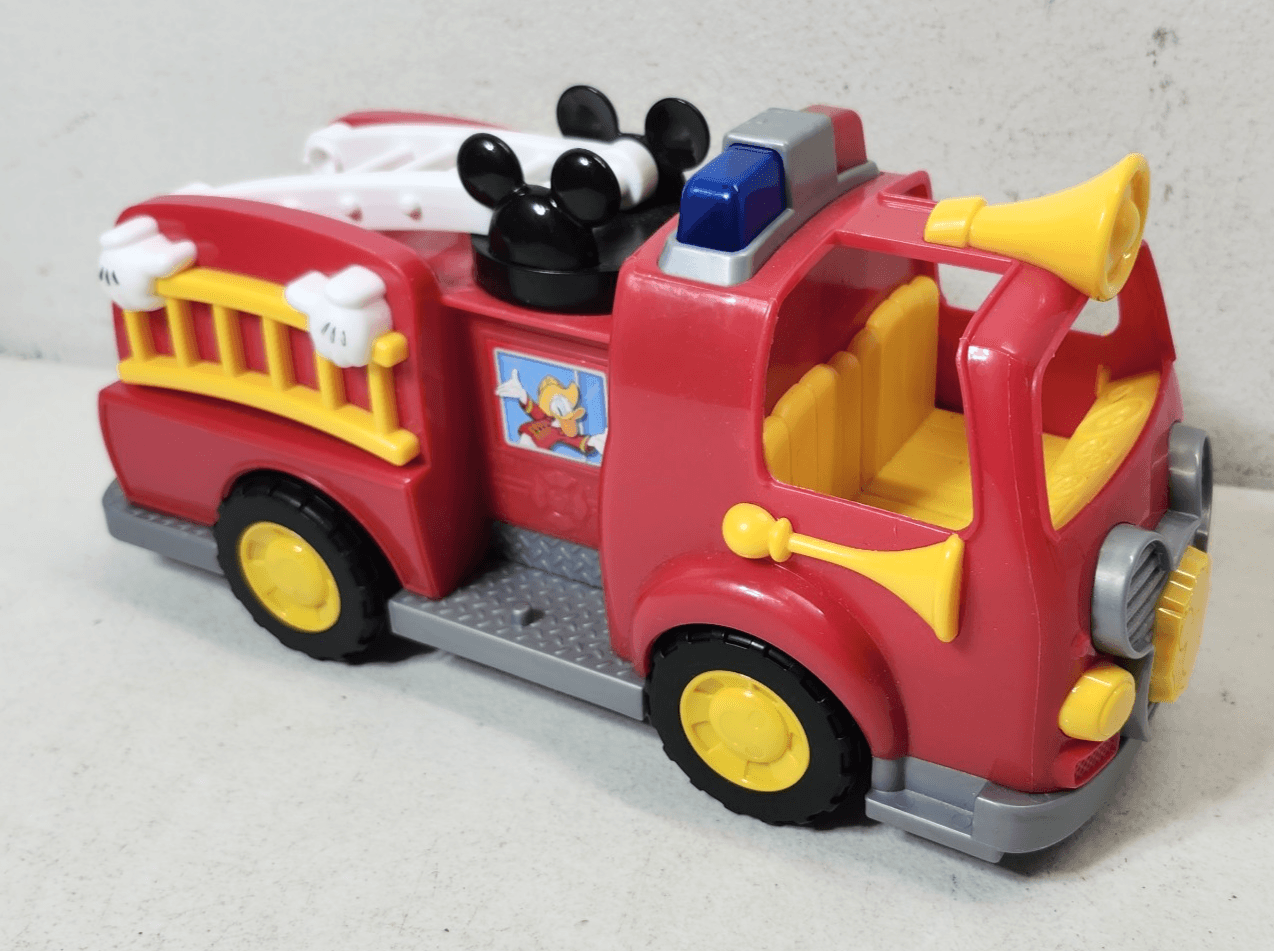 Disneys Mickey Mouse Fire Engine Fire Truck Toy With Lights And Sound