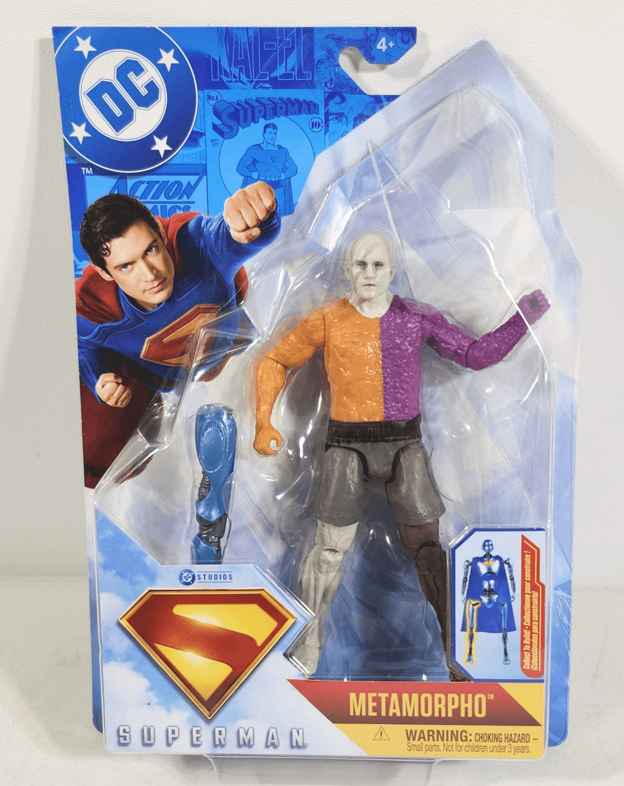 DC Comics Superman Metamorpho 6" Action Figure Toy with Robot BAF NEW