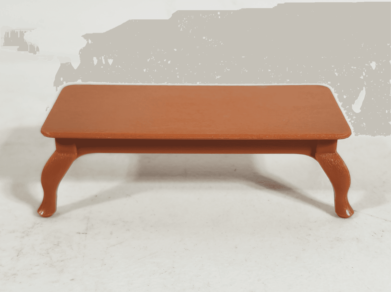 Little Tikes Doll House Coffee Table Brown Plastic Miniature Toy