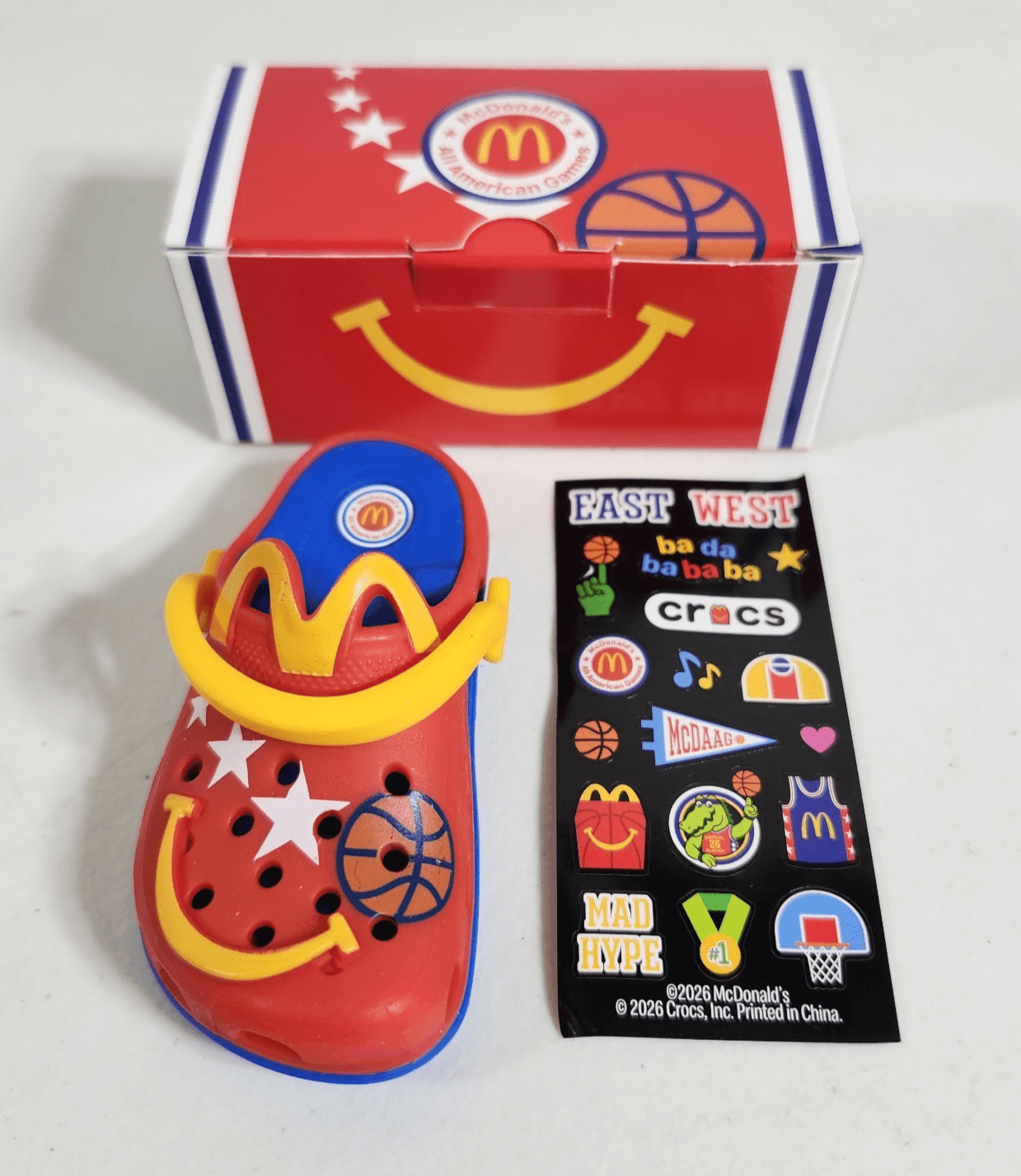 2026 McDonald's x All American Game x Crocs Happy Meal Toy