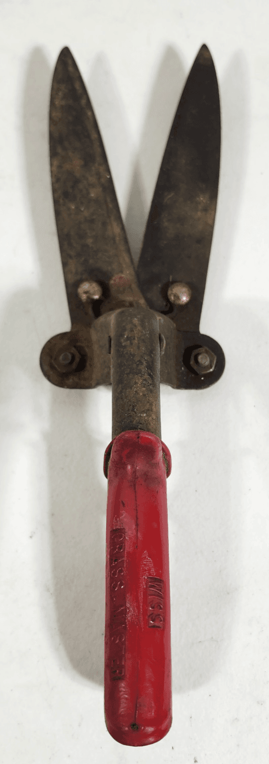 Vintage Wiss Grass Clippers Shears Lawn Hedge Plant Trimming Locking