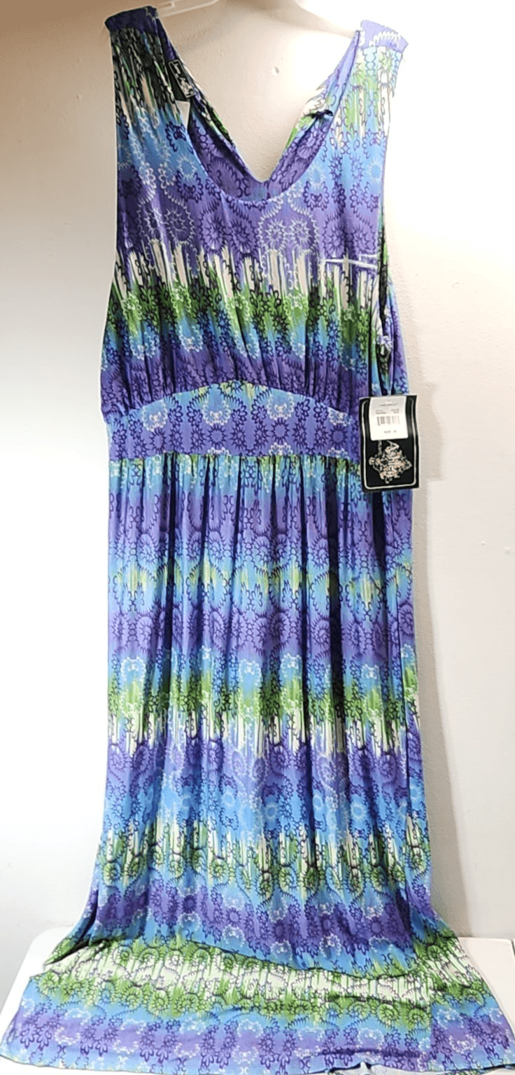 Jane Ashley Womens Dress 3X Sundress Floral Cottage Casual NEW