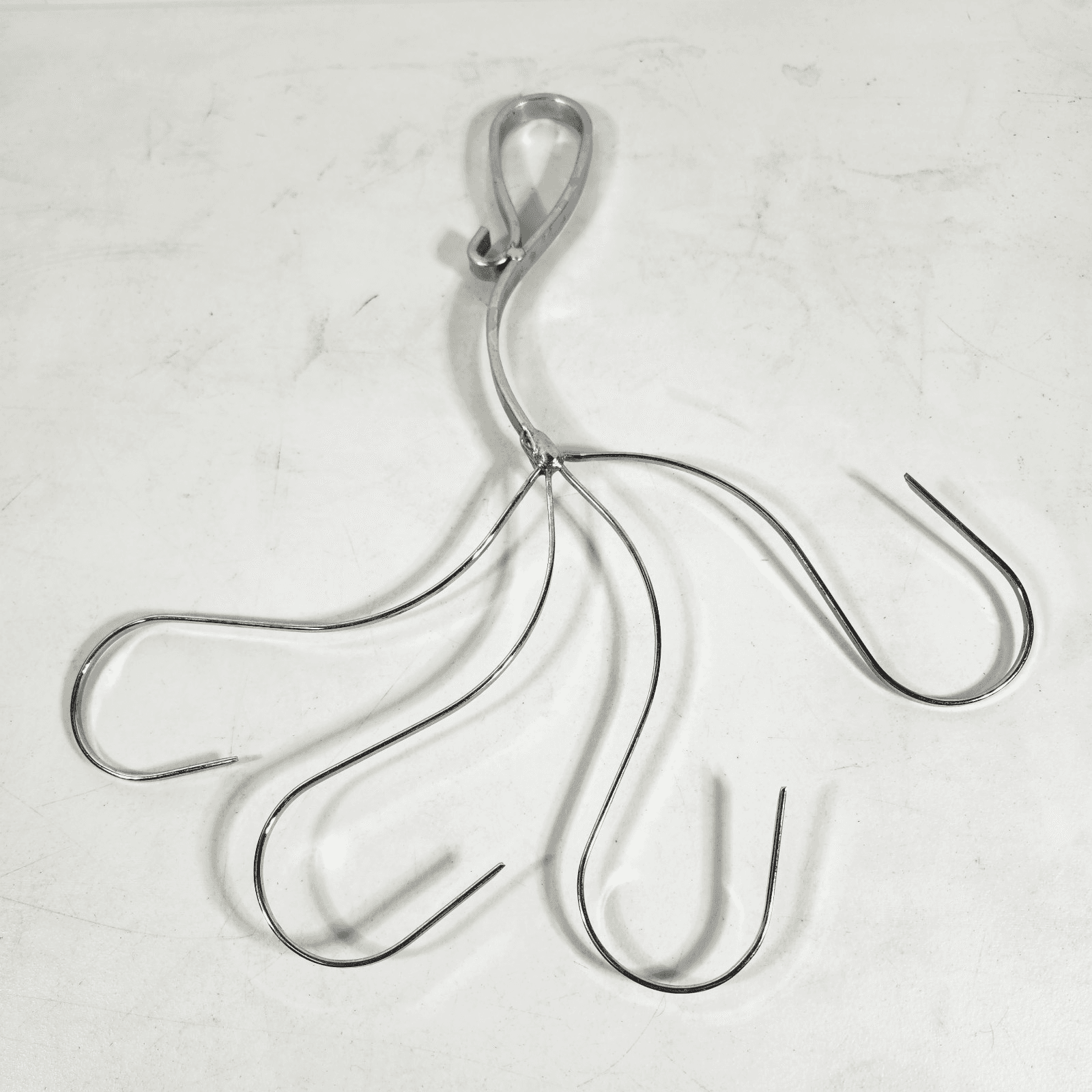 16" Space-Saving Tie Hanger Metal Closet Organizer Hook