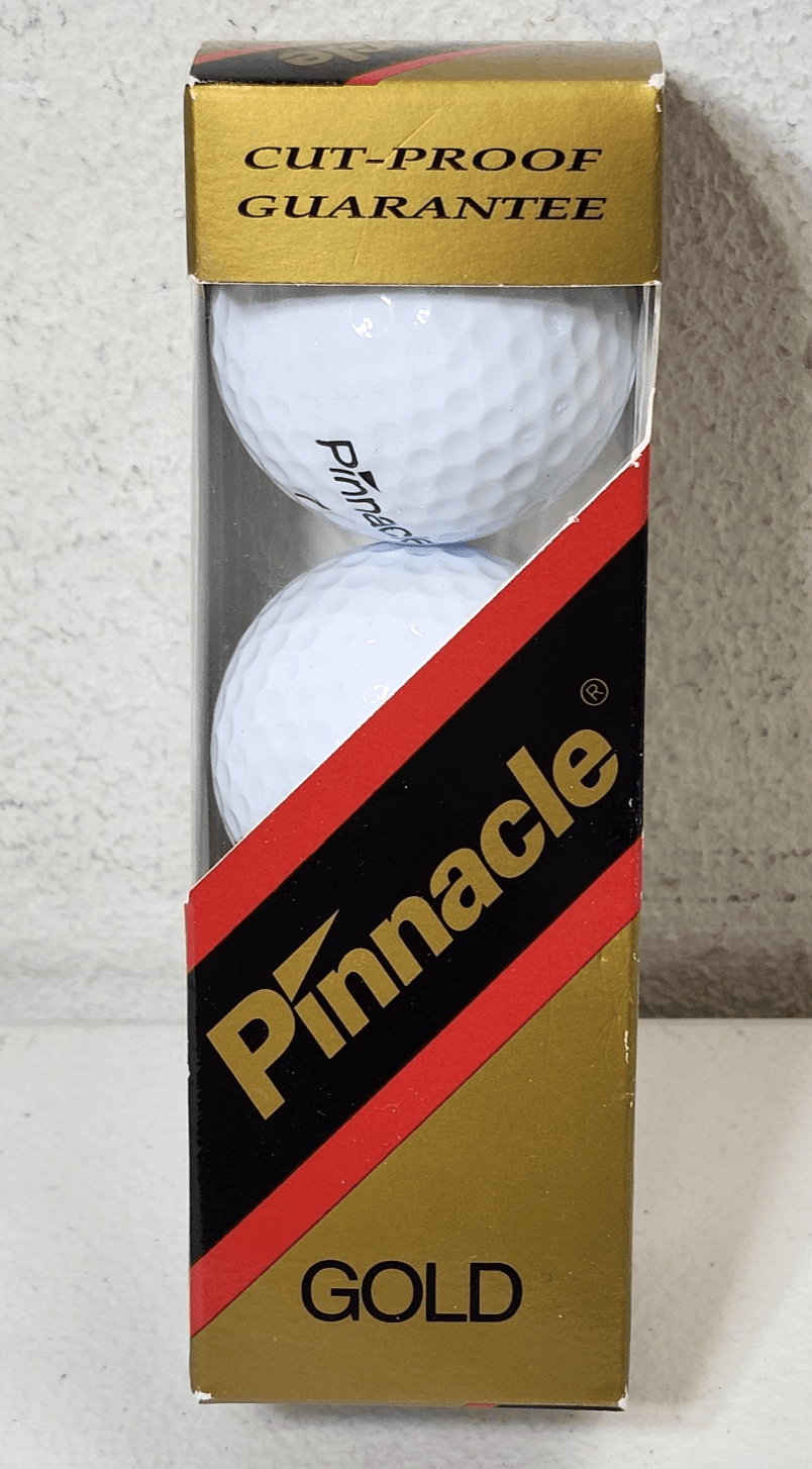 Pinnacle Gold Box of 3 Sleeve Golf Balls Gold Box USA Made