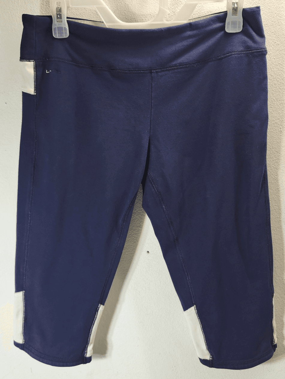 Ralph Lauren Active Women’s M Navy Blue Leggings Mid Rise Pull On LRL